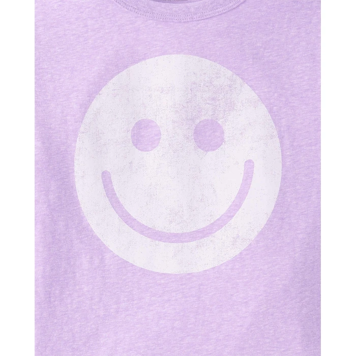The Children's Place,Girls,Trends,Icons Short Sleeve Graphic T-Shirts,4 Pack,Kindness/Face/Floral/Heart,Medium by The Children's Place - Image 2