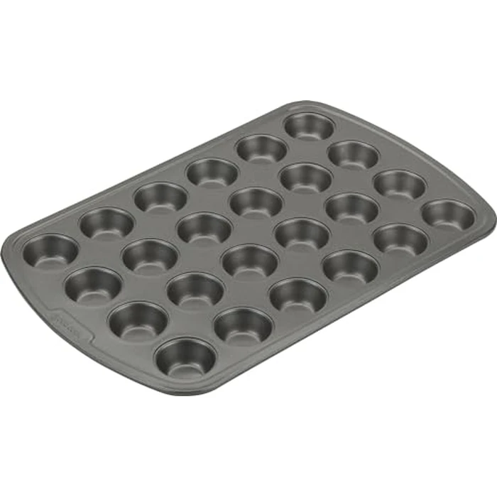 GoodCook 04029 Mini Non-Stick Muffin Pan, Steel, 1-7/8 in Dia x 14.6 in L x 9.3 in W x 6.8 in H, Black by GoodCook - Used - Acceptable condition - CA$7.81