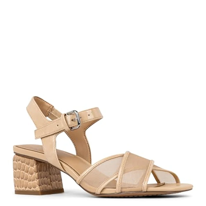 Donald Pliner Women’s Joel Heeled Sandal, 2” Heel Sandals for Women, Adjustable Buckle Dress Shoes by Donald J Pliner - Image 3