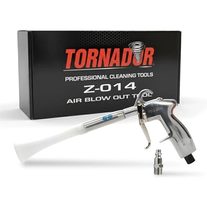 Tornador Z-014 Air Blow Out Tool | High-Performance Air Blower for Fast Car Detailing | Quickly Cleans & Dries Hard-to-Reach Areas | Essential Tool for Professionals by Tornador - Used - Like New condition - US$43.23