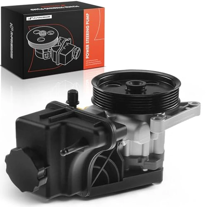 A-Premium Power Steering Pump, with Reservoir & Pulley, Compatible with Mercedes-Benz Sprinter 2500 2014-2017, Sprinter 3500 2014-2017, L4 2.1L Diesel, Replace # A0064666601, 006466660180 by A-premium - Image 1