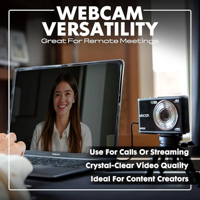 Minolta 48MP Digital Camera with Rear Selfie Lens - 4K Ultra HD Video, 2.8" LCD Screen, 16X Digital Zoom, Autofocus, Slow Motion, Time Lapse, Filters, Scene Modes, 32GB Card Included (Purple) by Minolta - Image 6