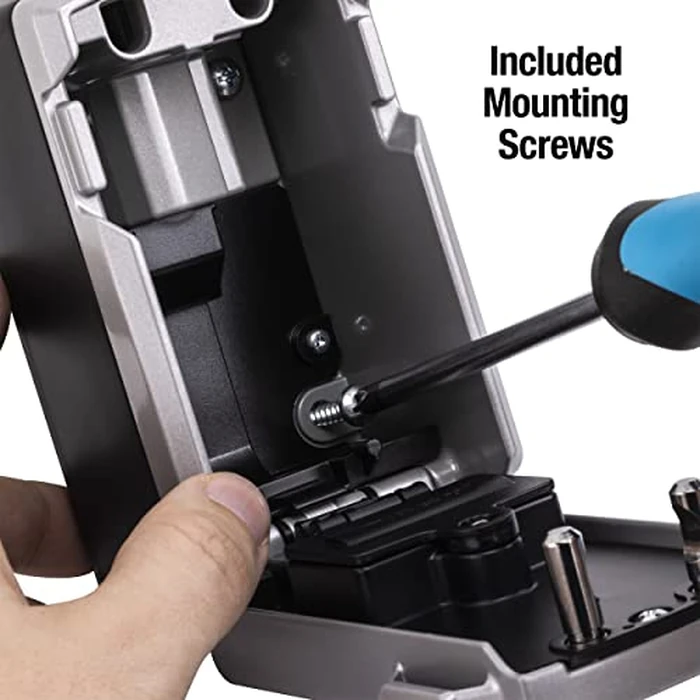 Master Lock Digital Lock Box for Keys with Code, Electronic Wall Mount Key Safe with Bluetooth Connection to iOS/Android App and Sharable Keypad Codes, 3-1/4 Inches Wide, 5441EC by Master Lock - Image 5