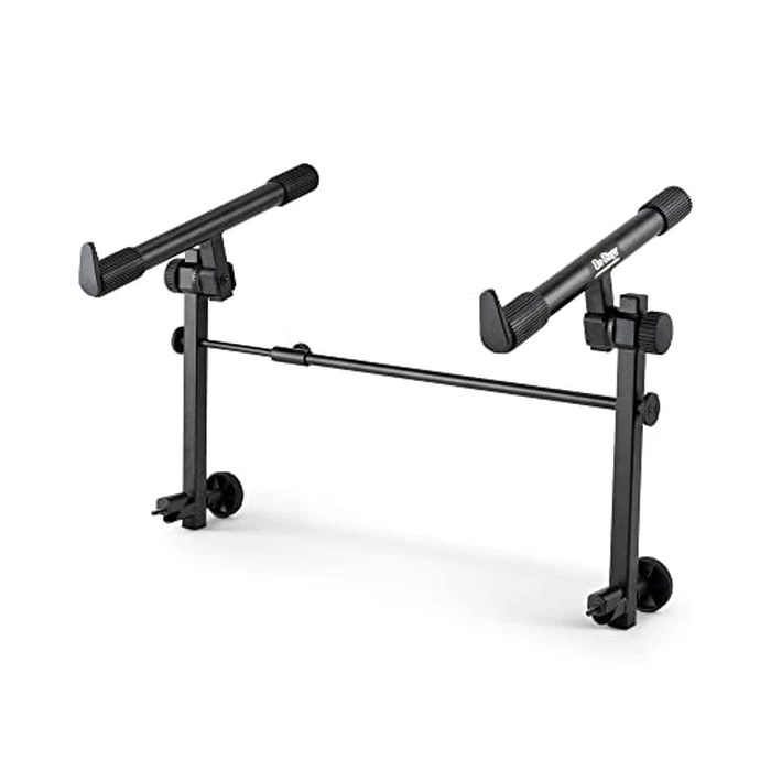 OnStage KSA7500 Universal Second Tier for X-Style Keyboard Stand (for Stacking Keyboards, Electric Pianos, Synths, and Organs, 60 lb Capacity, Adjustable, Nonslip Arms and Feet, Metal, Black) by OnStage - Used - Very Good condition - US$49.49