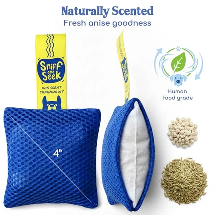 Race&Herd Original Dog Scent Training Kit, Scent Work Training Kit for Dogs - Nosework for Dog Mental Stimulation Agility Training Equipment for Dogs, Brain Games Smell Training Kit for Loss of Smell by Race&Herd - Image 2