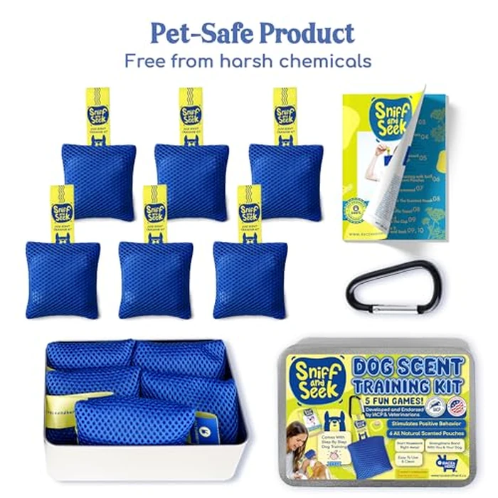 Race&Herd Original Dog Scent Training Kit, Scent Work Training Kit for Dogs - Nosework for Dog Mental Stimulation Agility Training Equipment for Dogs, Brain Games Smell Training Kit for Loss of Smell by Race&Herd - Image 8