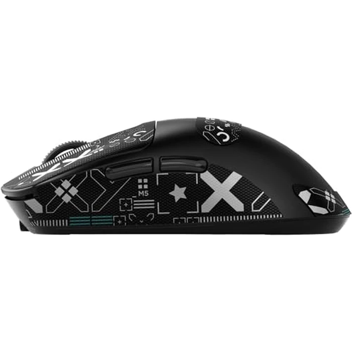 Mouse Anti Slip Grip Tape, Pre-Cut Universal Griptape for Superlight Wireless Gaming Mouse Skins, Sweat Resistant, Elastics Refined Side Grips, Easy to Apply, Ultra-Thin 0.5mm (0.02in) - Black by MANBASNAKE - Image 9
