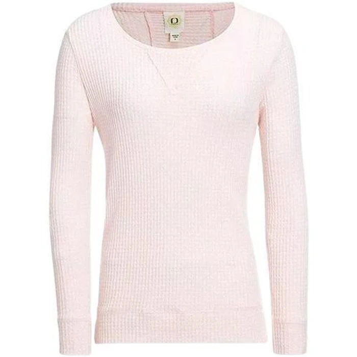 GreenTea Women's Brushed Waffle Top M - Light Pink by GreenTea - Image 3