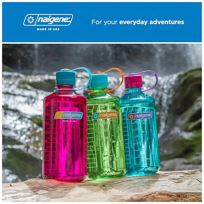 Nalgene 32 oz Narrow Mouth Water Bottle | BPA-Free, Durable & Leak Proof, Lghtweght Bottle for Hkng, Gym & Travel, Cotton by Nalgene - Image 6