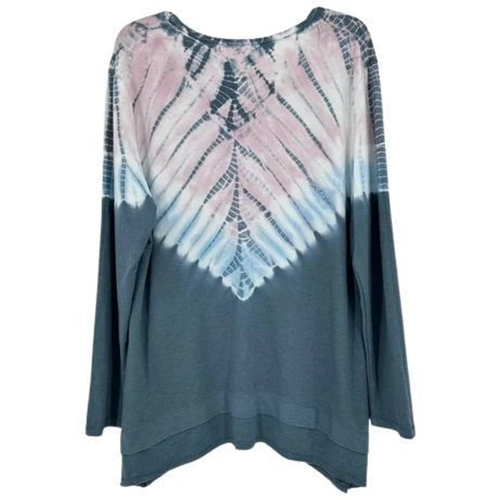 GreenTea Women's Tie Dye Top L - Dawn by GreenTea - Image 2