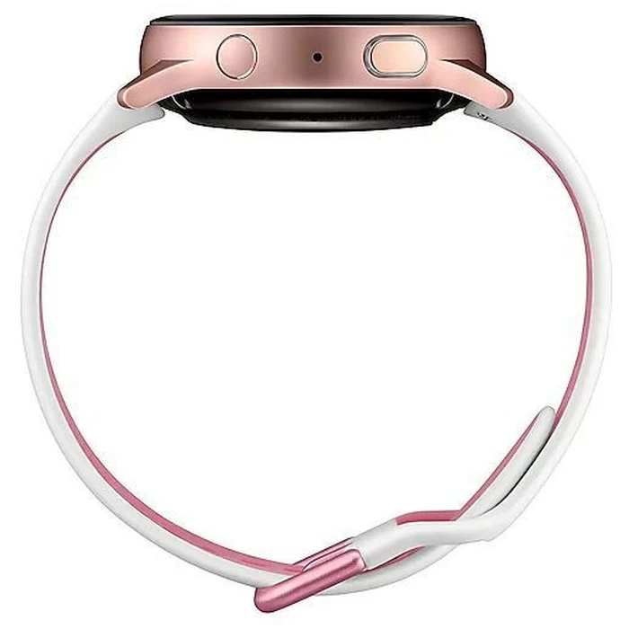 Samsung Galaxy Watch Active2 Golf Edition - 4GB - 40mm - Pink Gold Aluminum Case with White Fluoroelastomer Fluoroelastomer Strap by Samsung - Image 5