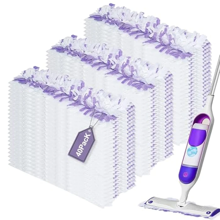 BYOFI 40 Pack Disposable Mopping Pads Refills for Swiffer PowerMop Multi-Surface,Swiffer Mop Pad Replacement Kit for Floor Cleaning by BYOFI - Image 1