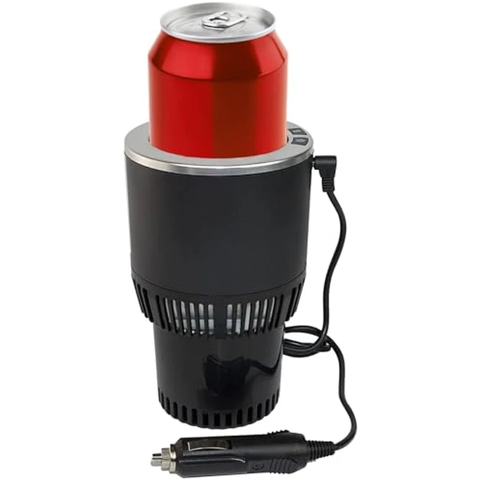 Premium 2-in-1 Car Cup Warmer Cooler Smart Car Cup Mug Holder | Perfect Car Tumbler Holder for Commuter/Road Tripper Thanksgiving Xmas Presents(Black and Silver) by Yesinaly - Used - Acceptable condition