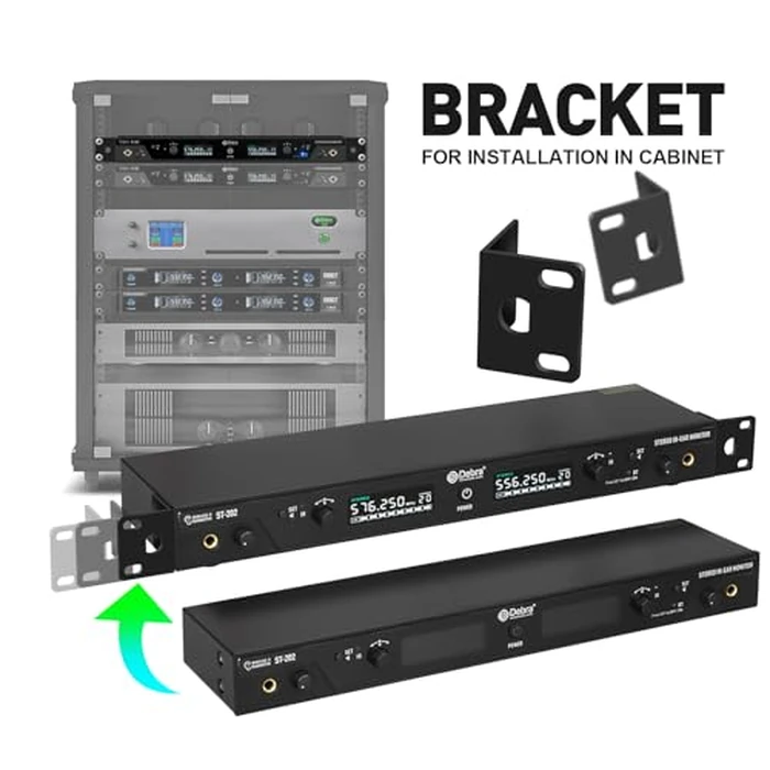 D Debra Audio PRO Stereo Wireless in Ear Monitor System, Dual Channel Wireless IEM with Monitoring Type for Stage, Receiver for Studio, Guitar, Band Performance (Dual Channel, 4 Bodypack) by D Debra - Image 4