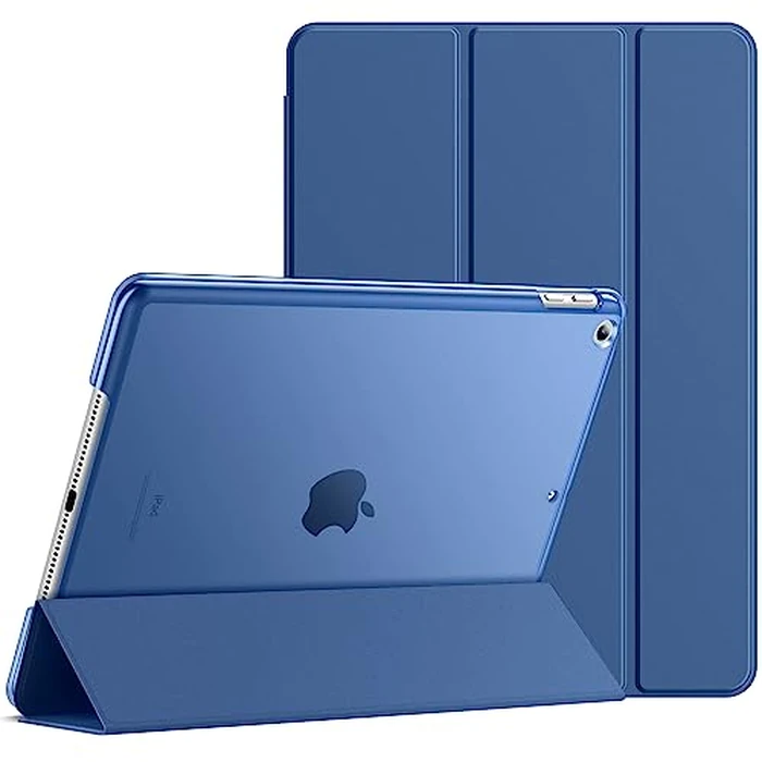 JETech Case for iPad (9.7-Inch, 2018/2017 Model, 6th/5th Generation), Smart Cover Auto Wake/Sleep (Navy) by JETech - Image 1