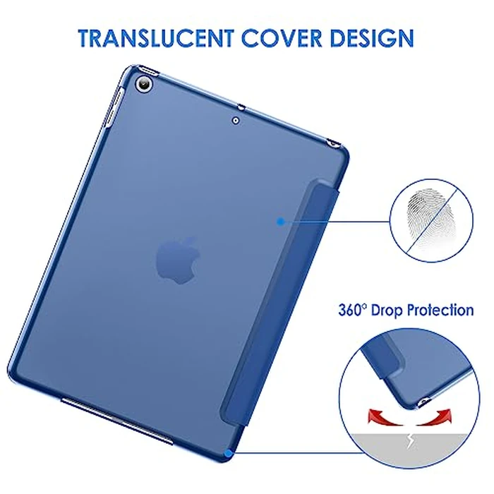 JETech Case for iPad (9.7-Inch, 2018/2017 Model, 6th/5th Generation), Smart Cover Auto Wake/Sleep (Navy) by JETech - Image 4