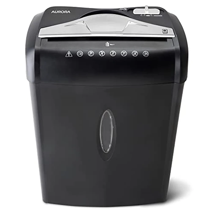 Aurora High Security Paper and Credit Card Shredder with 3.7-Gallon Wastebasket, 8-Sheet Cross-Cut with Basket by Aurora - Image 6