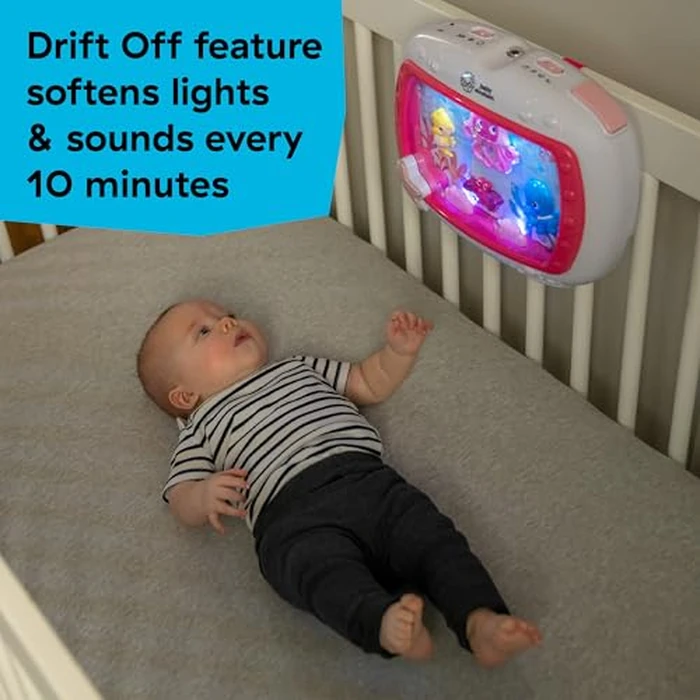 Baby Einstein Sea Dreams Soother Musical Crib Toy and Sound Machine, Pink, Newborn and up by Baby Einstein - Image 6
