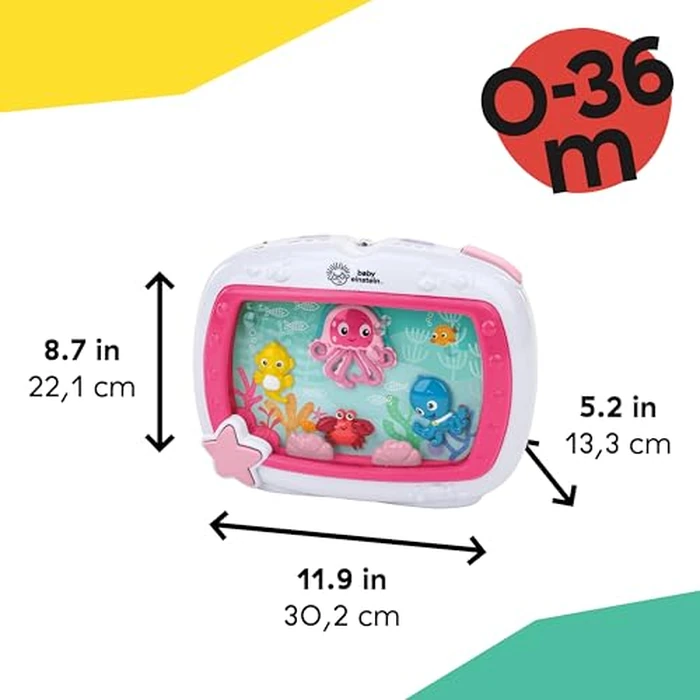 Baby Einstein Sea Dreams Soother Musical Crib Toy and Sound Machine, Pink, Newborn and up by Baby Einstein - Image 9