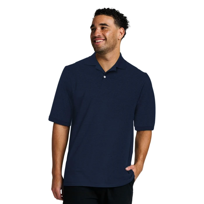 Jerzees Men's Short Sleeve Polo Shirts, Dri-Power, Sizes S-5X - Jnavy, 5X-Large by Jerzees - Image 1