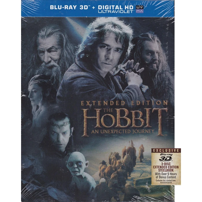 Hobbit: An Unexpected Journey Steel Book (Blu-ray 3d +Digital Hd Ultrviolet Copy) - Image 2