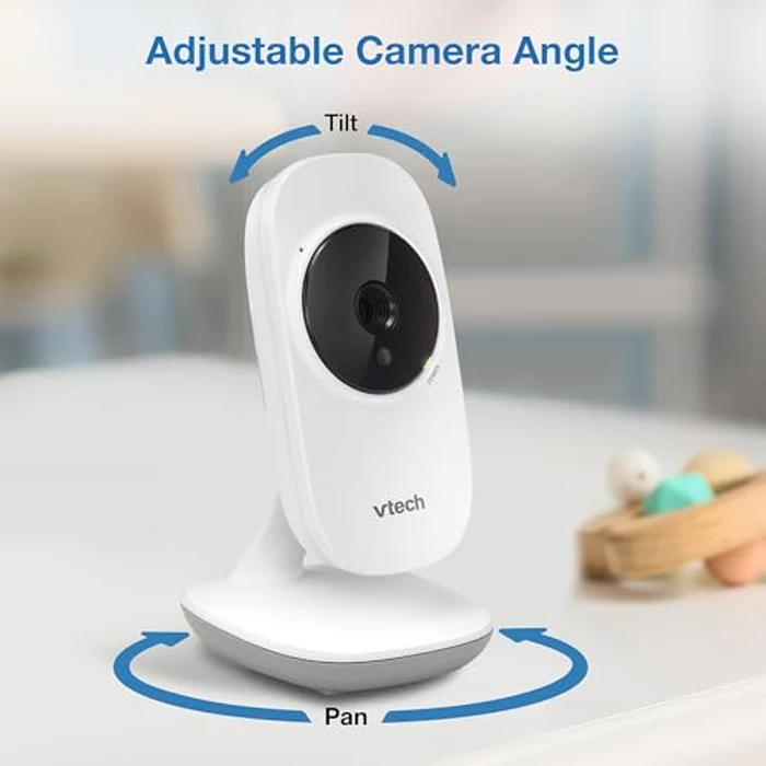VTech VM819 Baby Monitor with Camera and Audio, 2.8” Screen Portable Baby Camera, Night Vision, 2-Way Audio, Temperature Sensor and Lullabies, Secure Transmission No WiFi, Ideal for Baby/Elderly/Pet by VTech - Image 5