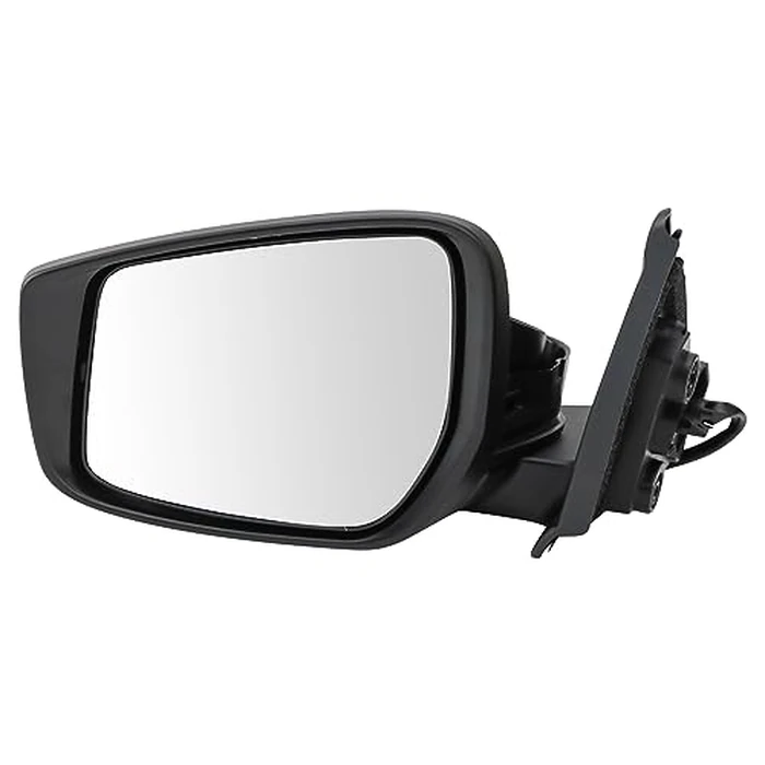 TRQ Driver Side Mirror Assembly Power Heated Blind Spot Smooth Black Paint to Match Compatible with 2018-2023 Nissan Kicks SV by TRQ - Used - Acceptable condition - CA$29.86