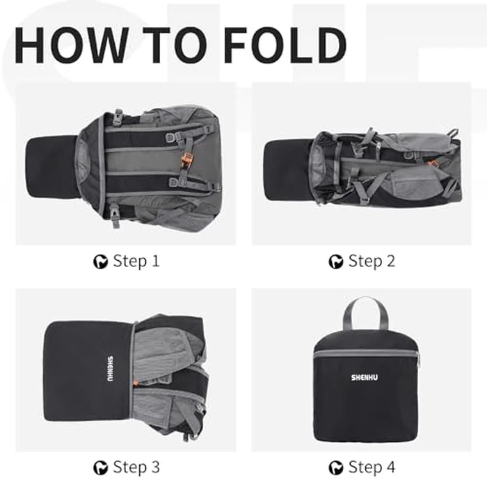 SHENHU 40L Hiking Backpack Lightweight Daypack Waterproof Travel Camping Backpack for Men Women Sport Packable by SHENHU - Image 5