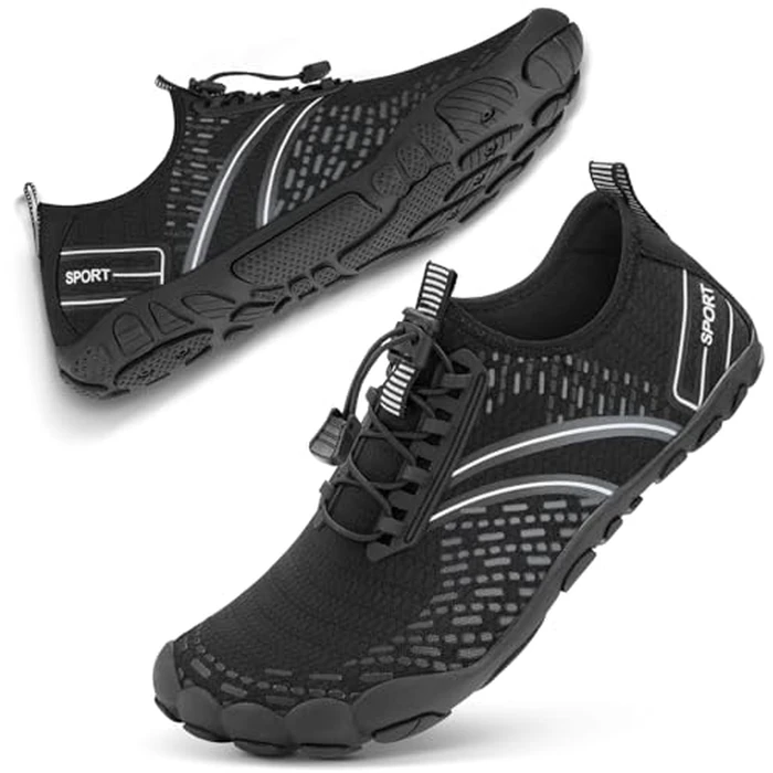 ATHMILE Hiking Barefoot Water Shoes for Women Men Beach Swim Aqua Pool River Quick Dry Athletic Wide Toe Outdoor Sport Kayaking Boating Rock Climbing Yoga Lake by ATHMILE - Image 1