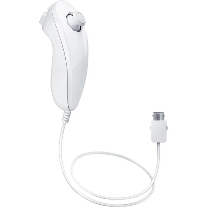 Wii Nunchuk Controller - White [video game] by Nintendo - Used - Good condition - US$3.99