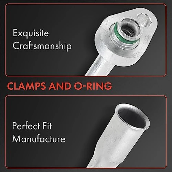 A-Premium A/C Suction Hose & Discharge Line Hose Assembly Compatible with Dodge Ram 1500/Ram 2500/Ram 3500, Petrol, Naturally Aspirated by A-Premium - Image 3