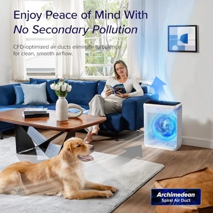 Levoit Air Purifiers for Large Room Home Up to 1875 ft² with Washable Filter, AHAM VERIFIED, Smart Control, HEPA Sleep Mode, Auto Mode, Removes Allergies, Pet Hairs, Smoke, Dust, Odors, Vital 200S-P by Levoit - Image 6