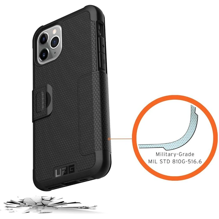 Urban Armor Gear Metropolis Folio Series Phone Case for Apple iPhone 11 Pro - Black by Urban Armor Gear - Image 6