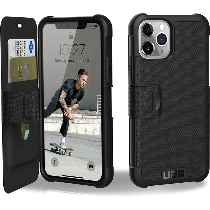 Urban Armor Gear Metropolis Folio Series Phone Case for Apple iPhone 11 Pro - Black by Urban Armor Gear - Refurbished - Brand New condition - US$46.43