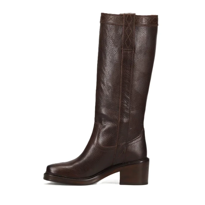 Frye Women's Kate Pull On Dk Brown/Tumbled Boot, Size 9.5 by Frye - Image 3