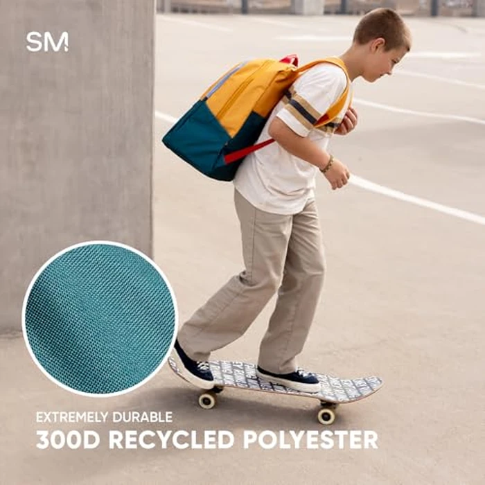 Simple Modern Ellis Backpack for School | Medium 20L Elementary Middle and High School Bookbag for Kids and Teens | Girls and Boys | Cream Florals by Simple Modern - Image 8