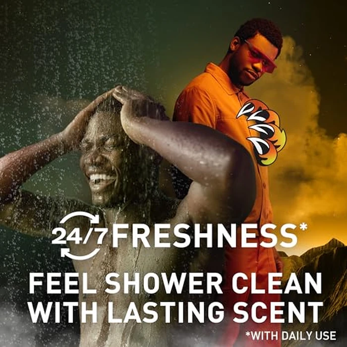 Old Spice Cleansing Body Wash for Men, 3X Defense, 24/7 Shower Fresh with Lasting Scent, 2-in-1 Body & Face Wash, Bearglove with Crisp Orchard Scent, 24 oz (Pack of 4) by Old Spice - Image 4