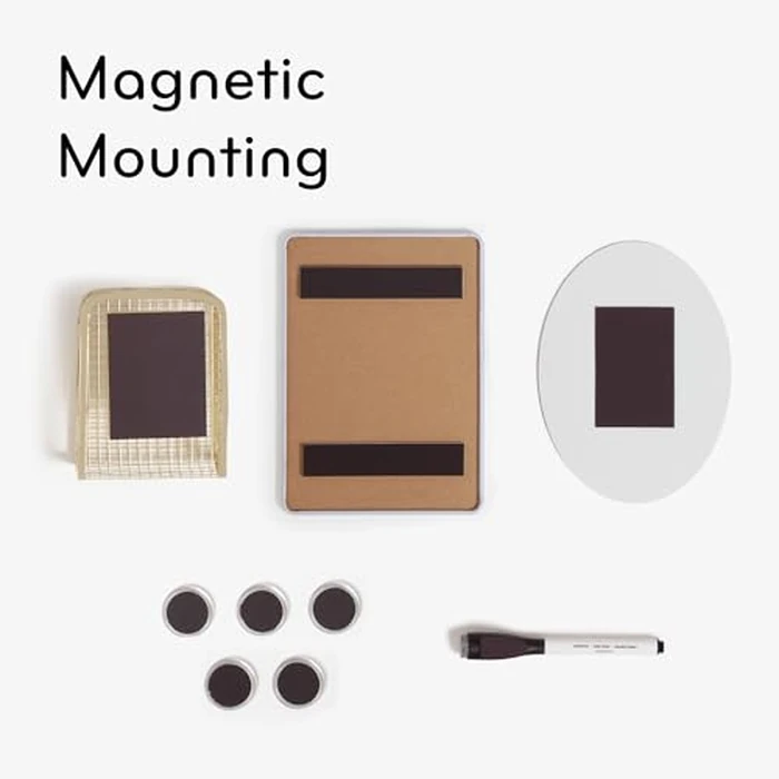 U Brands Locker Organizer and Decorating Kit, Back to School Essentials, Gold, 11-Piece, Includes Marble-Print Accessories, Mirror, Shelf, and More (4146U01-06) by U Brands - Image 4