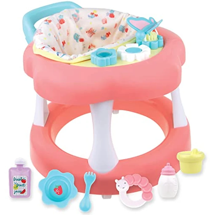 JC Toys - For Keeps Playtime! | Baby Doll Walker Gift Set | Fits Dolls up to 17" | Cloth Seat for easy use and Play Accessories | Ages 2+ by JC Toys - Image 1