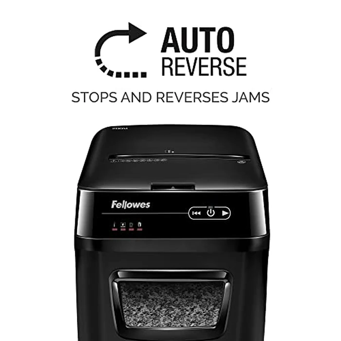 Fellowes AutoMax 200M Micro-Cut Auto Feed 2-in-1 Office Shredder with Auto Feed 200-Sheet Capacity (4656201) by Fellowes - Image 4
