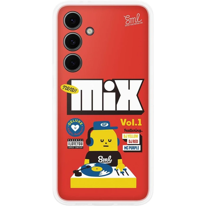 Samsung Flipsuit Phone Case for Samsung Galaxy S24 FE - Red (Mix Vol 1) by Samsung - Image 1