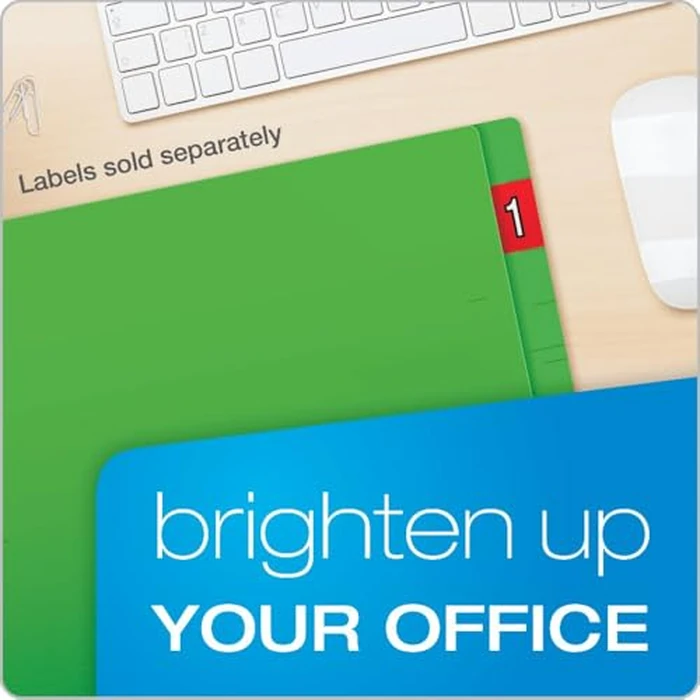 Pendaflex File Folders, Colour End Tab, Letter Size, Reinforced Full Tab, Durable Green, Ideal for Colour-Coding Open Shelf Filing, Eco-Friendly, Recycled Materials, 100 Folders/Box by Pendaflex - Image 2