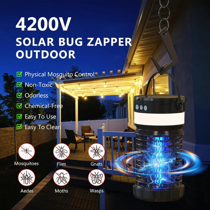 Iooo Solar Bug Zapper - Black by Iooo - Image 3