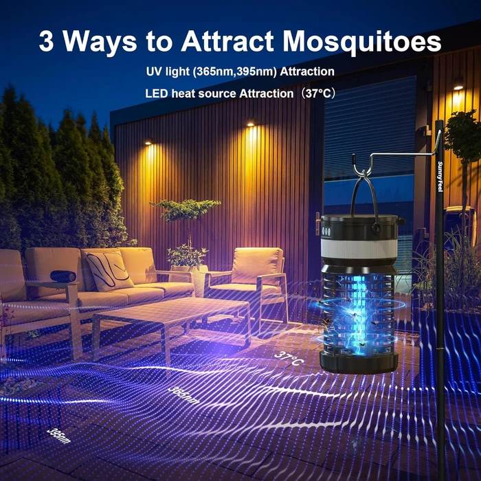 Iooo Solar Bug Zapper - Black by Iooo - Image 4