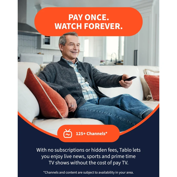 Tablo TV 4th Gen 4-Tuner Over-The-Air (OTA) DVR - Watch, Pause & Record Live TV, News, Sports & Movies Throughout Your Home Over Wi-Fi - Pairs w/Any TV Antenna - 50+ Hrs Recording - No Subscriptions by Tablo - Image 3