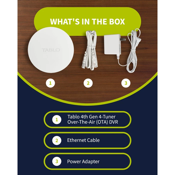 Tablo TV 4th Gen 4-Tuner Over-The-Air (OTA) DVR - Watch, Pause & Record Live TV, News, Sports & Movies Throughout Your Home Over Wi-Fi - Pairs w/Any TV Antenna - 50+ Hrs Recording - No Subscriptions by Tablo - Image 9
