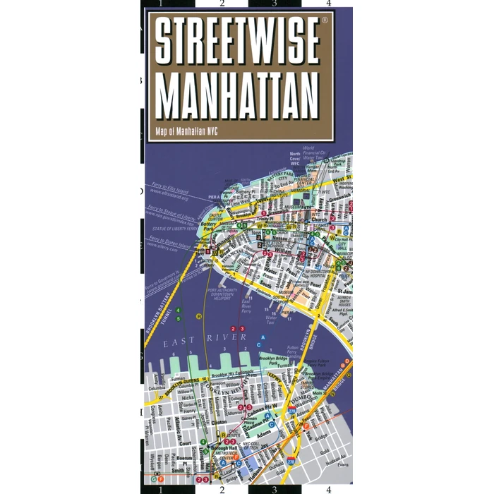 Streetwise Manhattan Map N.E. by MICHELIN - Used - Acceptable condition - CA$6.23