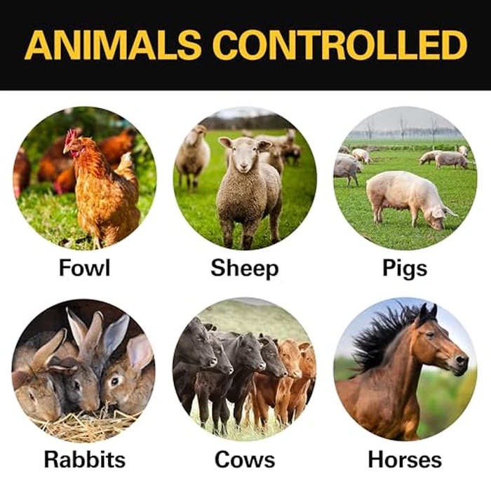 Zareba ESP5M-Z Solar Powered Electric Fence Charger - 5 Mile Lightning Electric Fence Energizer, Low Impedance, Contain Animals and Keep Out Predators, Black by Zareba - Image 3