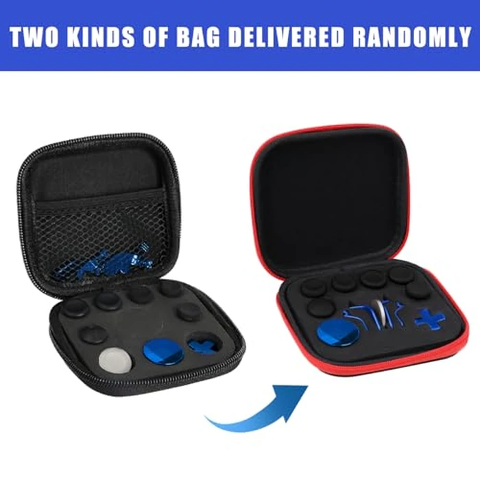 13 in 1 Metal Thumbsticks for Xbox One Elite Series 2, Elite Series 2 Core Controller Parts, Gaming Accessory Replacement, Metal Mod 6 Swap Joysticks, 4 Paddles, 2 D-Pads, 1 Tool(Plating Blue) by marspell - Image 6