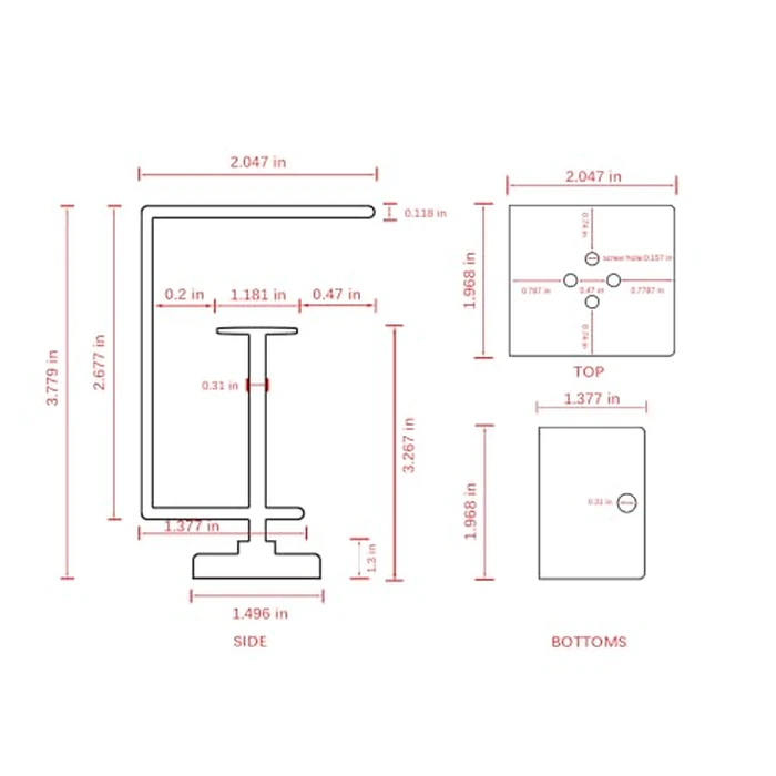 Jhanw 4 Pack Heavy Duty C Clamp & Desk Clamp | Wide Jaw Metal Woodworking Clamps, Adjustable Shelf Clamps for Desk Extension/Panel Work (Sturdy Multi-Purpose Clamping Tool) by Jhanw - Image 3